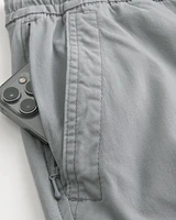 Relaxed Twill Cargo Joggers