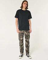 Slim Straight Pull-On 4-Pocket Cargo Pants