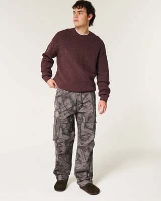 Baggy Camo Cargo Pull-On Pants