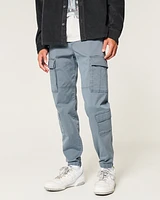 Relaxed Twill 4-Pocket Cargo Joggers