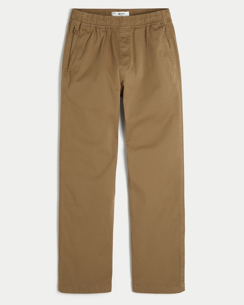 Straight Pull-On Pants