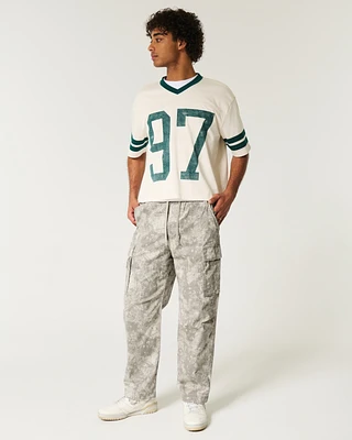 Baggy Camo Cargo Pull-On Pants