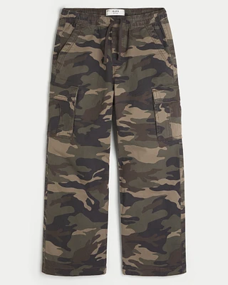 Camo Super Baggy Pull-On Cargo Pants
