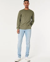 Light Wash Stacked Skinny Jeans