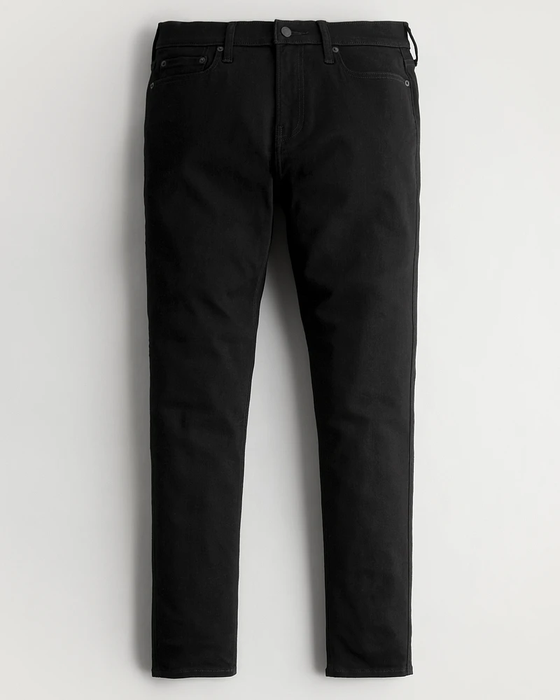 Black No Fade Athletic Skinny Jeans