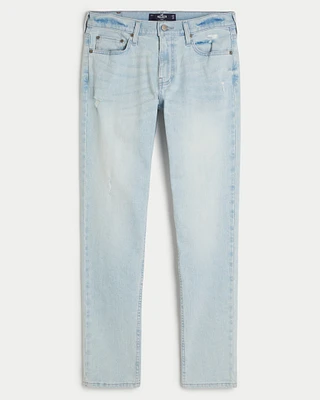 Distressed Light Wash Skinny Jeans