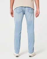 Light Wash Slim Straight Jeans