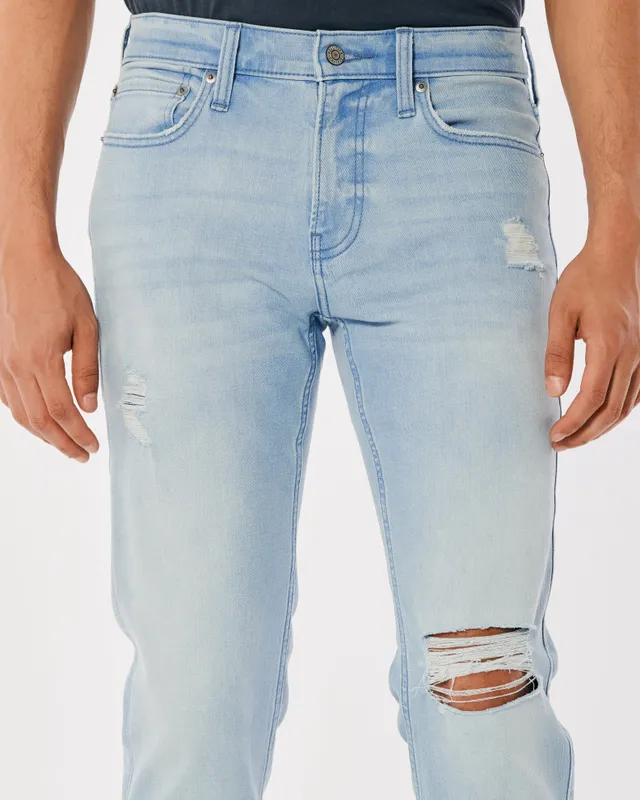 Hollister, Jeans, Hollister Light Blue Ripped Jeans