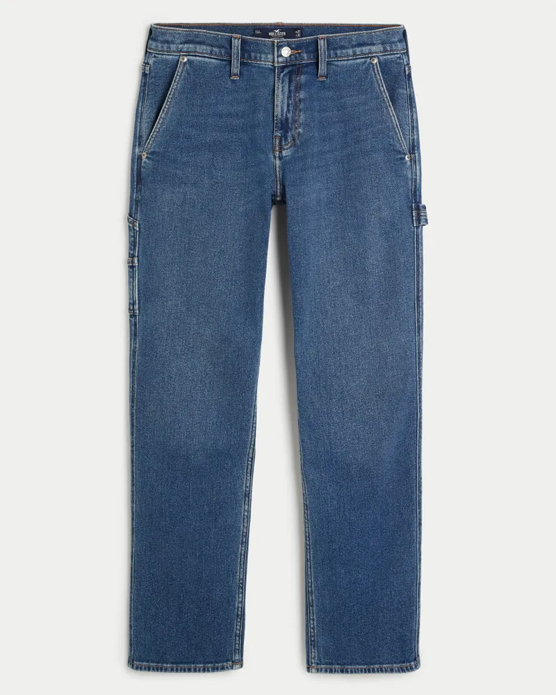 90's Straight Built-In Flex Workwear Carpenter Jeans