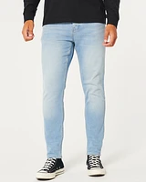 Light Wash Athletic Skinny Jeans