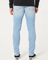 Light Wash Athletic Skinny Jeans