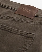 Brown Slim Straight Jeans