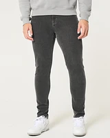 Grey Athletic Skinny Jeans