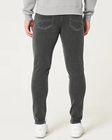 Grey Athletic Skinny Jeans