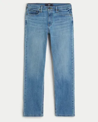 Medium Wash Straight Jeans