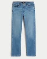 Medium Wash Straight Jeans