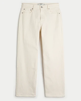 Premium White Baggy Jeans