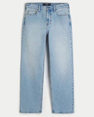 Premium Light Wash Baggy Jeans