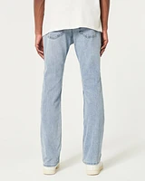 Light Wash Slim Straight Jeans