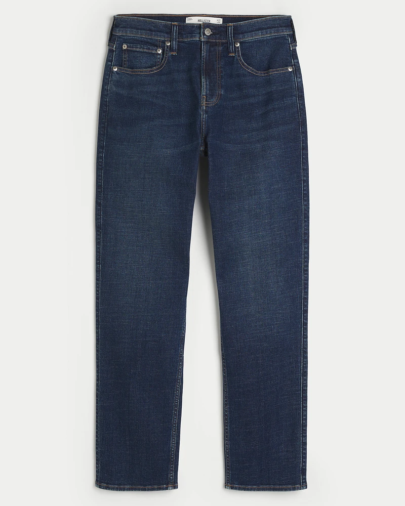 Dark Wash Athletic Slim Straight Jeans