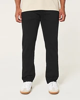 Black No Fade Athletic Slim Straight Jeans