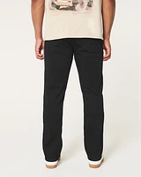 Black No Fade Athletic Slim Straight Jeans