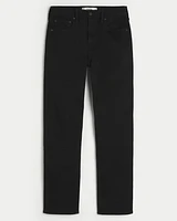 Black No Fade Athletic Slim Straight Jeans