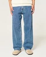 Medium Wash Baggy Jeans