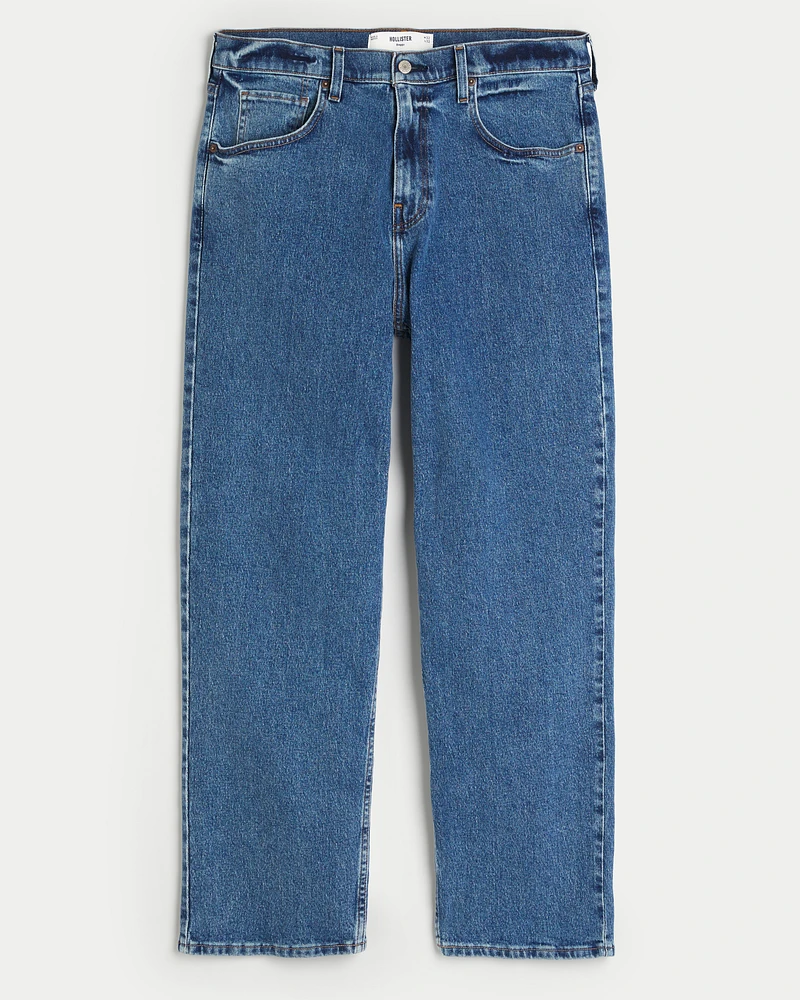 Medium Wash Baggy Jeans