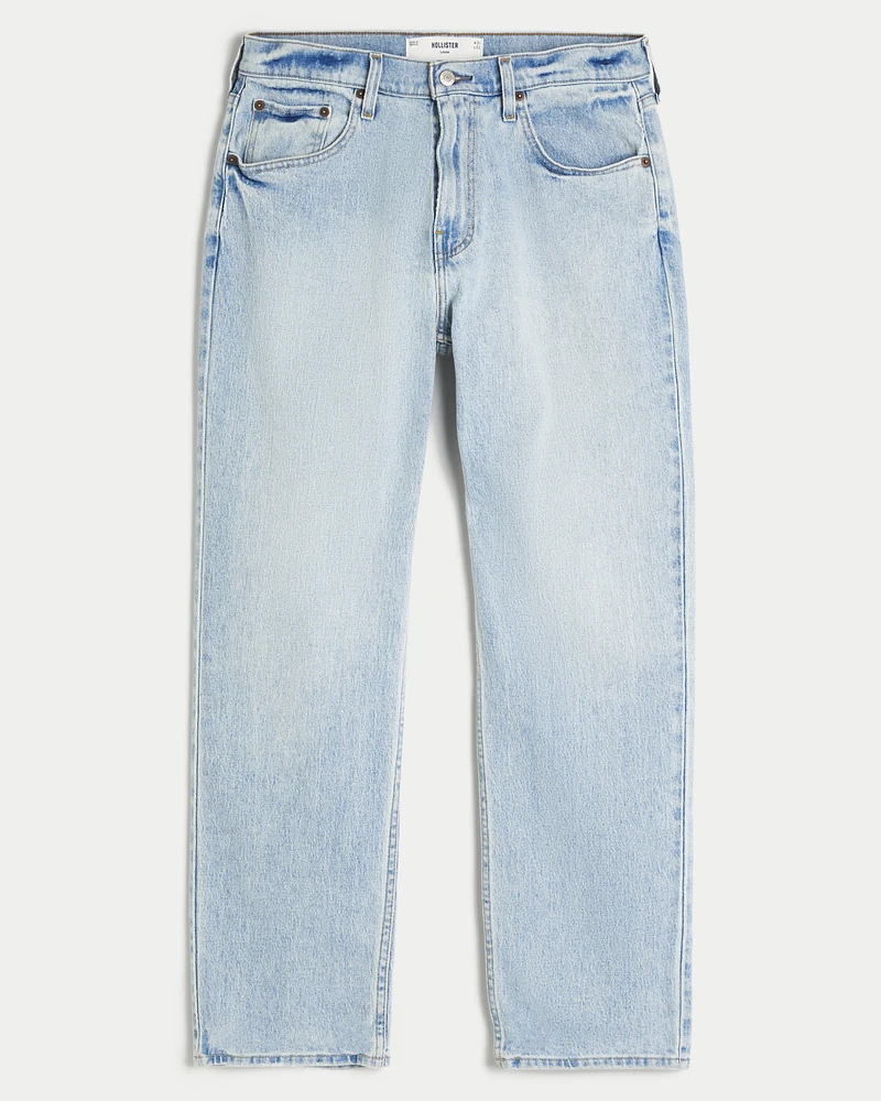 Light Wash Loose Jeans