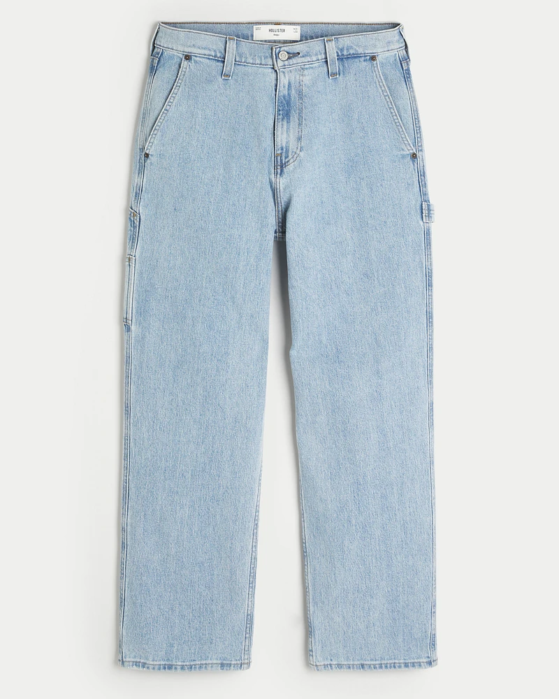 Light Wash Baggy Painter Jeans