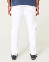 White Athletic Skinny Jeans