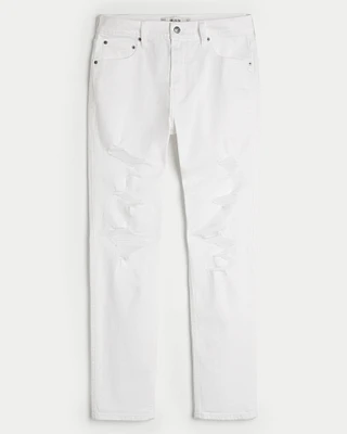 White Athletic Skinny Jeans