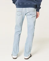 Light Wash Slim Straight Jeans