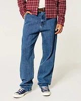 Dark Wash Baggy Painter Jeans