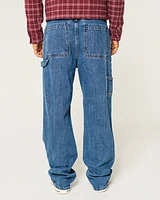 Dark Wash Baggy Painter Jeans