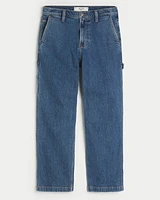 Dark Wash Baggy Painter Jeans