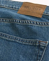 Medium Wash Straight Jeans