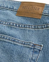 Medium Wash Straight Jeans