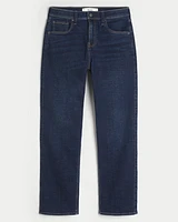 Dark Wash Athletic Straight Jeans