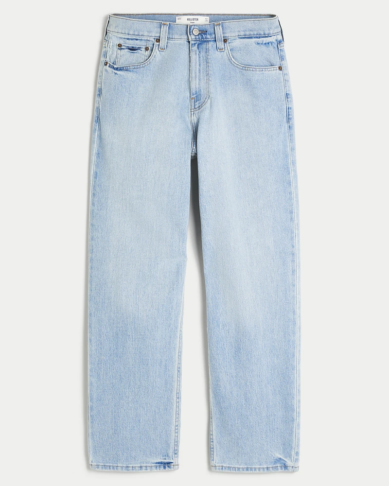 Light Wash Baggy Jeans