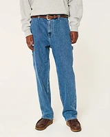 Medium Wash Baggy Painter Jeans