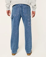 Medium Wash Baggy Painter Jeans