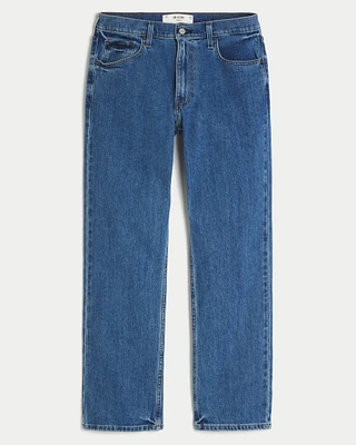 Medium Wash Straight Jeans