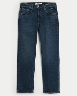 Washed Black Loose Jeans