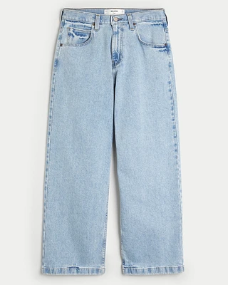 Medium Wash Super Baggy Jeans