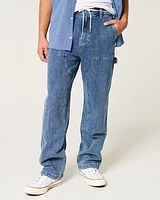 Medium Wash Baggy Painter Jeans