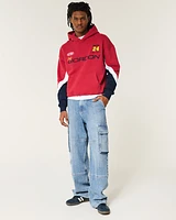 Light Wash Super Baggy Cargo Jeans