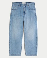 Medium Wash Baggy Skater Jeans