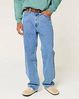 Medium Wash Baggy Jeans